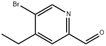 2-Pyridinecarboxaldehyde, 5-bromo-4-ethyl- Struktur