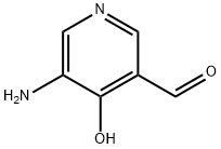 3-Pyridinecarboxaldehyde, 5-amino-4-hydroxy- Struktur