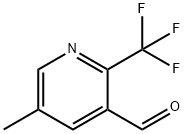 5-Methyl-2-(trifluoromethyl)pyridine-3-carboxaldehyde Struktur