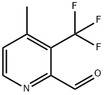 4-Methyl-3-(trifluoromethyl)pyridine-2-carboxaldehyde Struktur