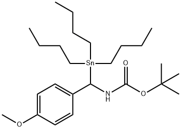 Carbamic acid, N-[(4-methoxyphenyl)(tributylstannyl)methyl]-, 1,1-dimethylethyl ester