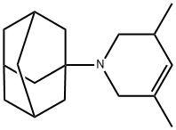 1-(Adamantan-1-yl)-3,5-dimethyl-1,2,3,6-tetrahydropyridine hydrochloride Struktur