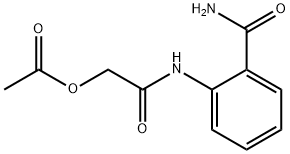 Benzamide, 2-[[2-(acetyloxy)acetyl]amino]- Struktur