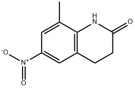 3,4-Dihydro-8-methyl-6-nitro-2(1H)-quinolinone Struktur