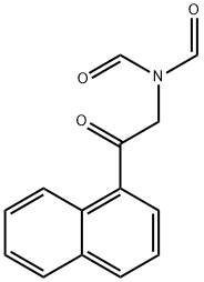 Formamide, N-formyl-N-[2-(1-naphthalenyl)-2-oxoethyl]- Struktur