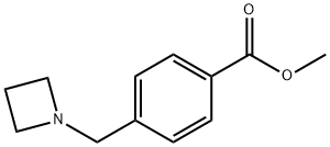 Benzoic acid, 4-?(1-?azetidinylmethyl)?-?, methyl ester Struktur