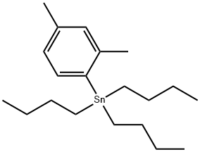 1-(Tributylstannyl)-2,4-dimethylbenzene Struktur