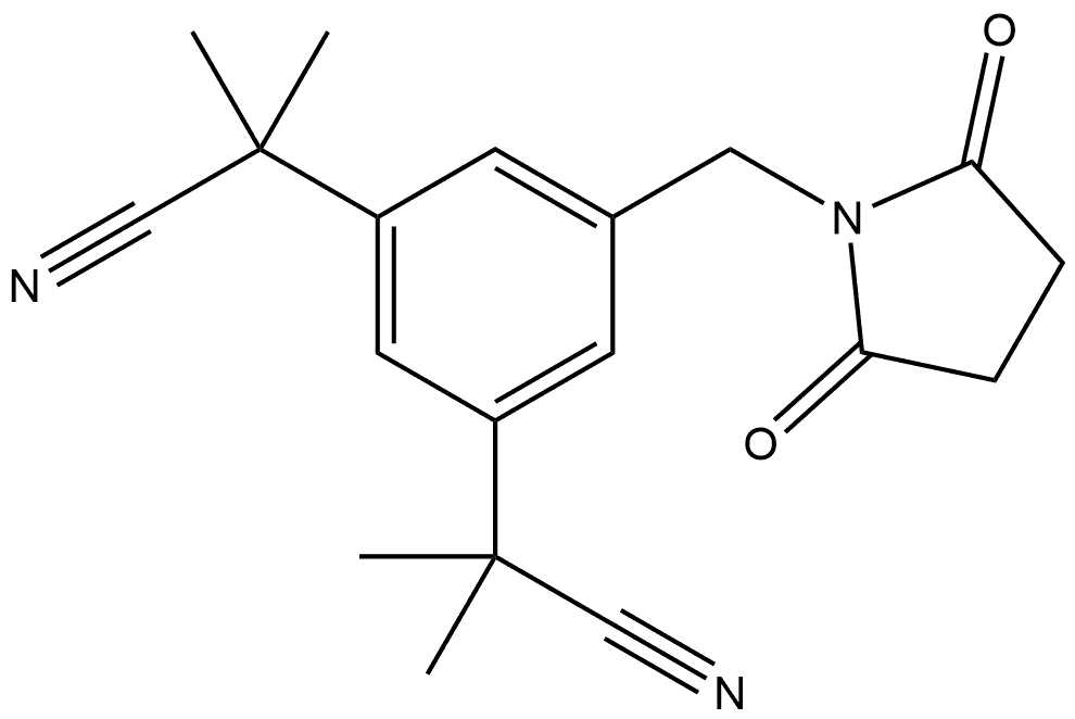 Anastrozole Impurity 19 Struktur