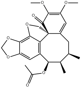 [(1S)-18,19-Dimethoxy-13,14-dimethyl-20-oxo-3,6,8-trioxapentacyclo[9.9.1.01,16.04,21.05,9]henicosa-4(21),5(9),10,16,18-pentaen-12-yl] acetate Struktur