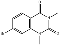 2,4(1H,3H)-Quinazolinedione, 7-bromo-1,3-dimethyl- Struktur