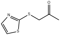 2-Propanone, 1-(2-thiazolylthio)- Struktur