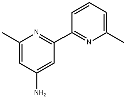 [2,2'-Bipyridin]-4-amine, 6,6'-dimethyl- Struktur