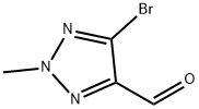 5-Bromo-2-methyl-2H-1,2,3-triazole-4-carbaldehyde Struktur