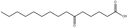 Pentadecanoic acid, 6-oxo- Struktur