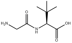 L-Valine, glycyl-3-methyl- Struktur