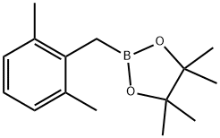 2-[(2,6-Dimethylphenyl)methyl]-4,4,5,5-tetramethyl-1,3,2-dioxaborolane Struktur