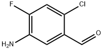 Benzaldehyde, 5-amino-2-chloro-4-fluoro- Struktur