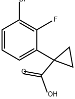 Cyclopropanecarboxylic acid, 1-(3-bromo-2-fluorophenyl)-|1-(3-溴-2-氟苯基)環(huán)丙烷-1-羧酸