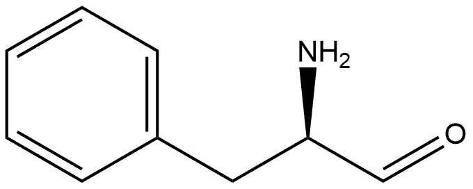 Benzenepropanal, α-amino-, (αR)- Struktur