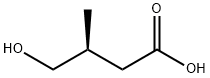 (3S)-4-Hydroxy-3-methylbutanoic acid Struktur