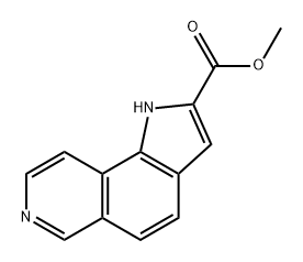 1H-Pyrrolo[2,3-f]isoquinoline-2-carboxylic acid methyl ester Struktur