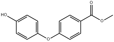 Benzoic acid, 4-(4-hydroxyphenoxy)-, methyl ester Struktur