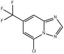 5-Chloro-7-(trifluoromethyl)[1,2,4]triazolo[1,5-a]pyridine Struktur