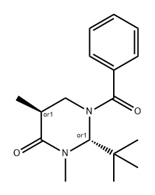 4(1H)-Pyrimidinone, 1-benzoyl-2-(1,1-dimethylethyl)tetrahydro-3,5-dimethyl-, (2R,5S)-rel-