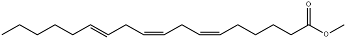 cis-6,cis-9,cis-12 Octadecadienoic acid methyl ester Struktur