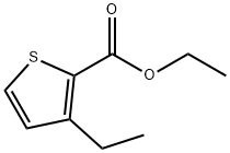 2-Thiophenecarboxylic acid, 3-ethyl-, ethyl ester Struktur