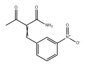 Butanamide, 2-[(3-nitrophenyl)methylene]-3-oxo- Struktur