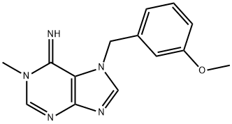 6H-Purin-6-imine, 1,7-dihydro-7-[(3-methoxyphenyl)methyl]-1-methyl-