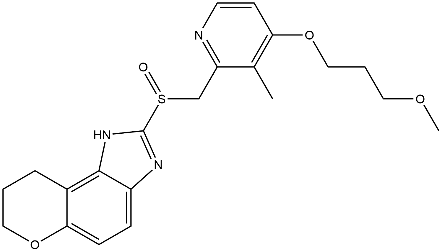 Anaprazole Impurity 12 Struktur