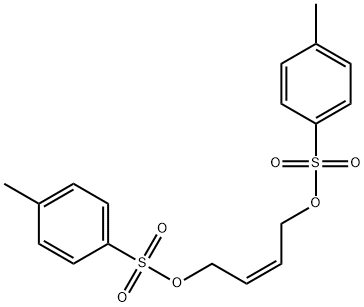 2-Butene-1,4-diol, 1,4-bis(4-methylbenzenesulfonate), (2Z)- Struktur