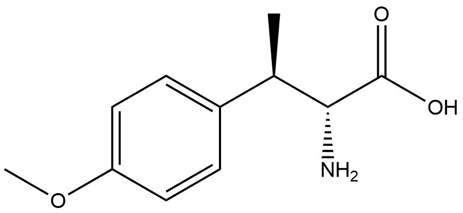 D-Tyrosine, O,β-dimethyl-, (βR)- Struktur