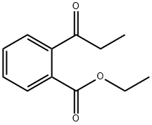 ethyl 2-propionylbenzoate Struktur