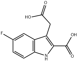 1H-Indole-3-acetic acid, 2-carboxy-5-fluoro-