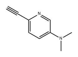 3-Pyridinamine, 6-ethynyl-N,N-dimethyl- Struktur