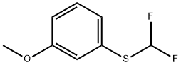 3-[(Difluoromethyl)sulphanyl]phenyl methyl ether Struktur