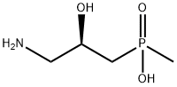 Phosphinic acid, P-[(2R)-3-amino-2-hydroxypropyl]-P-methyl- Struktur