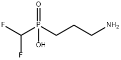 Phosphinic acid, P-(3-aminopropyl)-P-(difluoromethyl)- Struktur