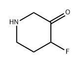 3-Piperidinone, 4-fluoro- Struktur