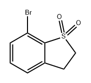 Benzo[b]thiophene, 7-bromo-2,3-dihydro-, 1,1-dioxide Struktur