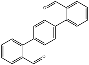 [1,1':4',1''-Terphenyl]-2,2''-dicarboxaldehyde Struktur