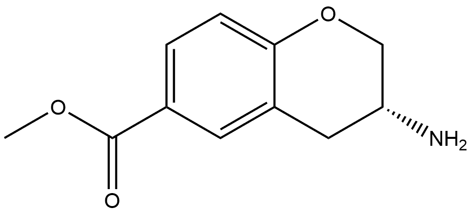 methyl (R)-3-aminochromane-6-carboxylate Struktur