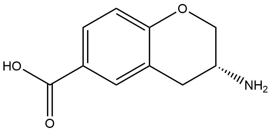 (R)-3-aminochromane-6-carboxylic acid Struktur