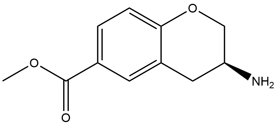 methyl (S)-3-aminochromane-6-carboxylate Struktur