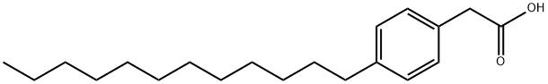 4-Dodecylbenzeneacetic acid Struktur