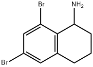 6,8-Dibromo-1,2,3,4-tetrahydronaphthalen-1-amine Struktur