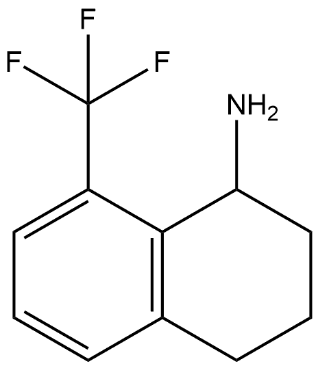 8-(trifluoromethyl)-1,2,3,4-tetrahydronaphthalen-1-amine Struktur